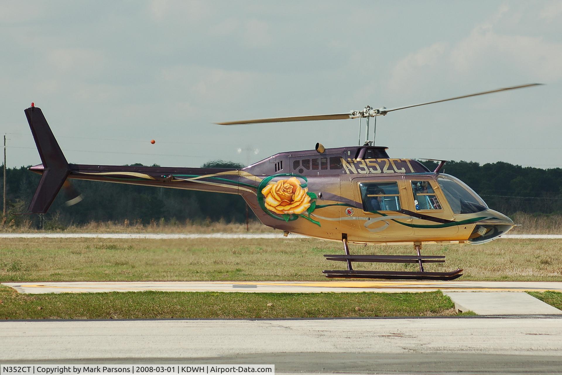 N352CT, 1969 Bell 206B C/N 340, Yellow rose on this side, Red on the other. Very nice.