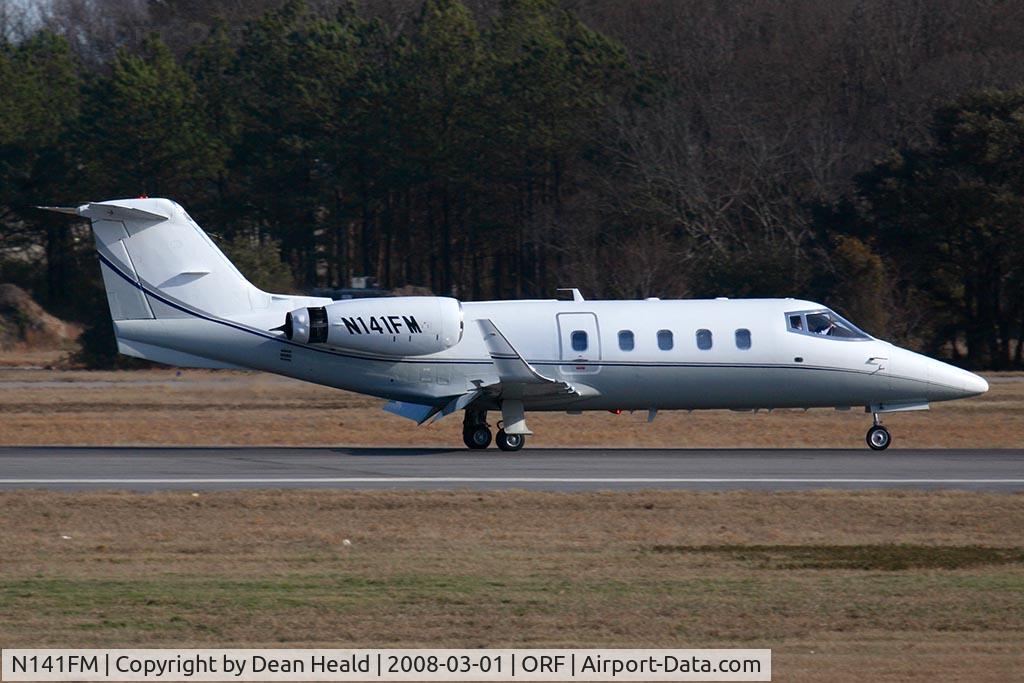 N141FM, 1982 Gates Learjet 55 C/N 041, Tactical Air LLC 1982 Gates Learjet 55 N141FM rolling out on RWY 23 after arrival from New York La Guardia (KLGA).