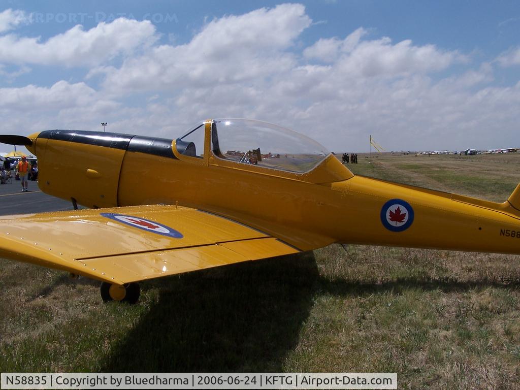 N58835, 1951 De Havilland Canada DHC-1B-2-S3 C/N 136-174, Chipmunk parked and ready for review.