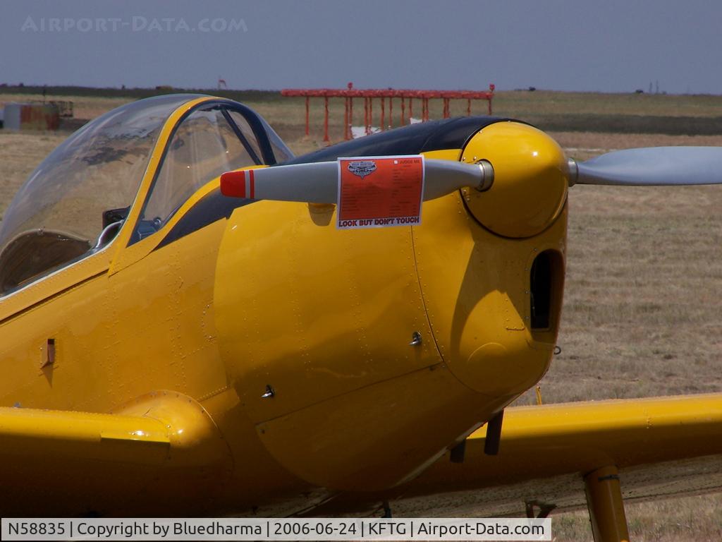 N58835, 1951 De Havilland Canada DHC-1B-2-S3 C/N 136-174, Chipmunk parked and ready for review.