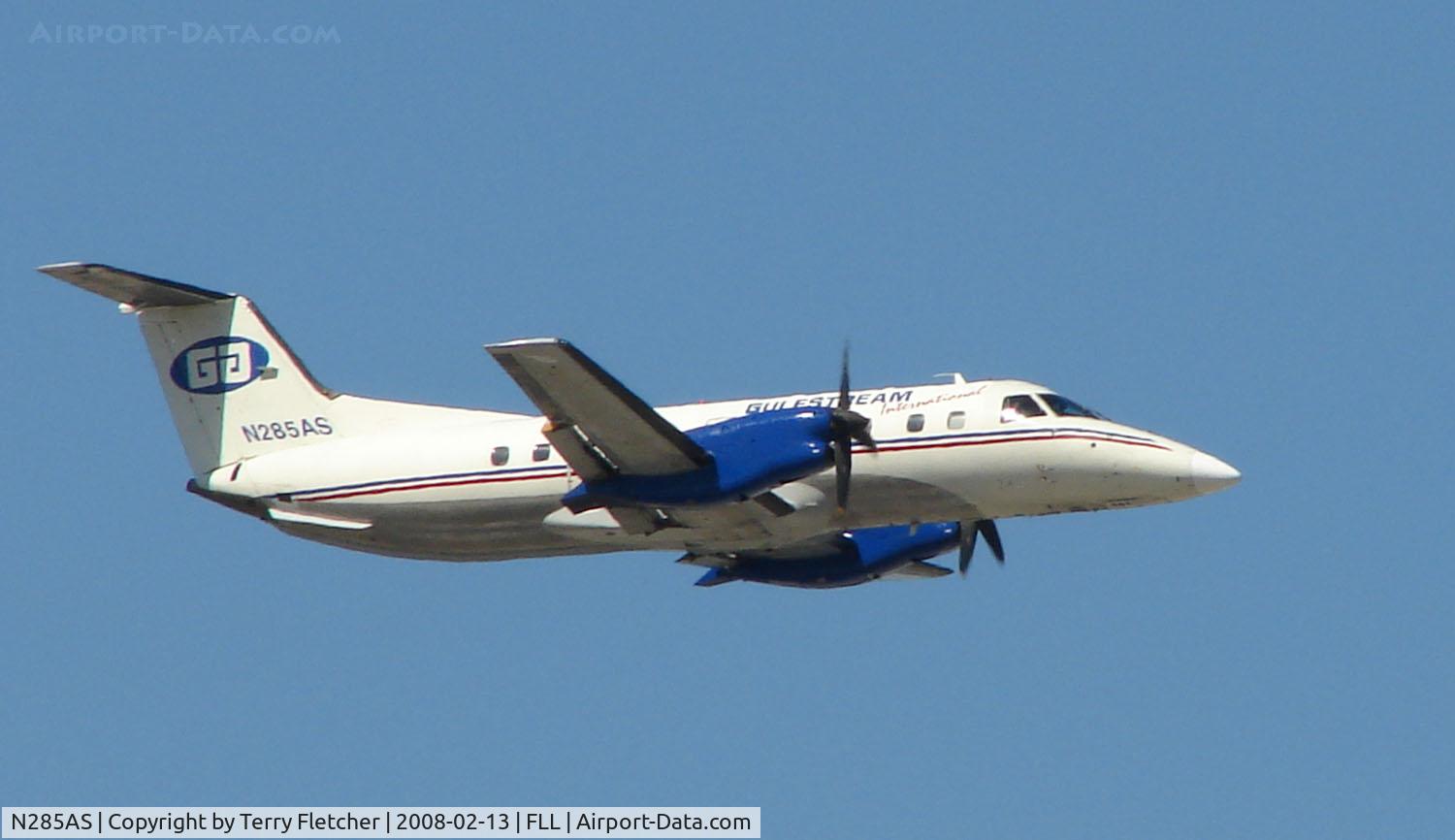 N285AS, 1992 Embraer EMB-120ER Brasilia C/N 120.265, Gulfstream International's Brasilia was formerly operated by Atlantic Southeast under the same registration
