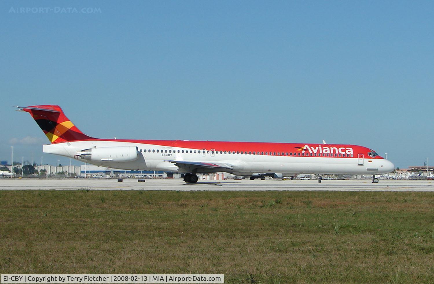 EI-CBY, 1991 McDonnell Douglas MD-83 (DC-9-83) C/N 49944, Avianca have operated this MD83 for 17 years