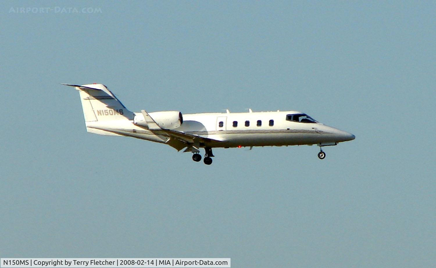 N150MS, 1982 Gates Learjet 55 C/N 55-049, Lear 55 at Miami