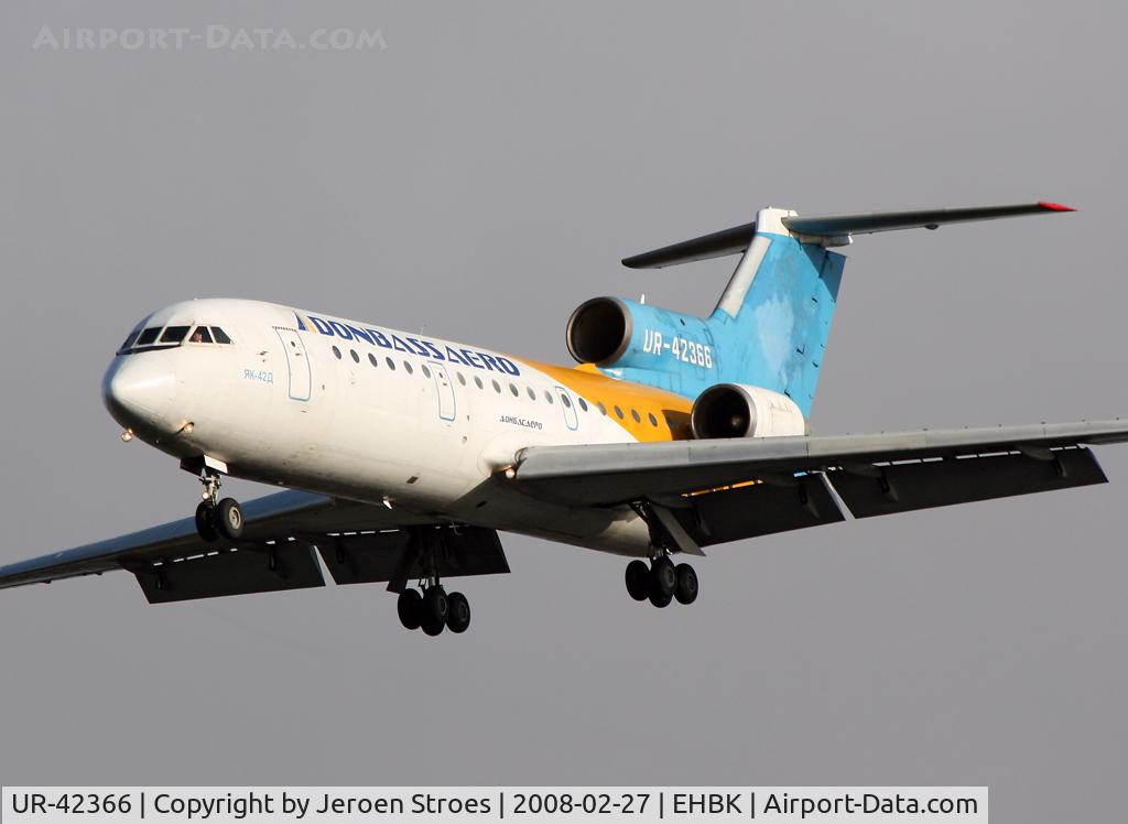 UR-42366, Yakovlev Yak-42D C/N 4520421814047, Cargo Yakovlev