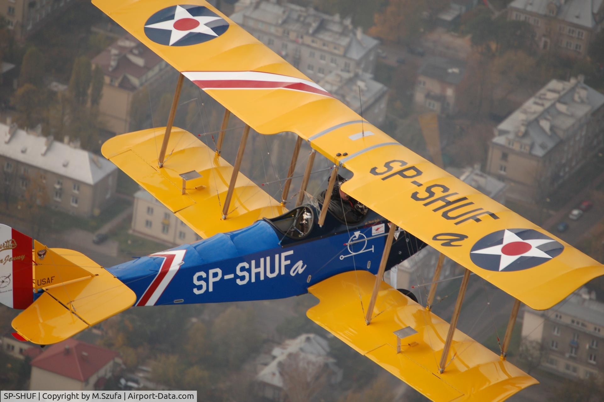 SP-SHUF, 2006 Curtiss JN-4 Jenny Replica C/N Not found SP-SHUF, in the air
