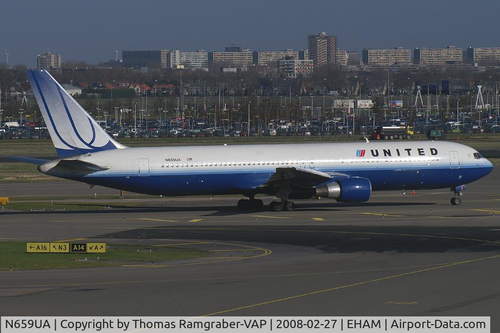 N659UA, 1993 Boeing 767-322 C/N 27114, United Airlines Boeing 767-300