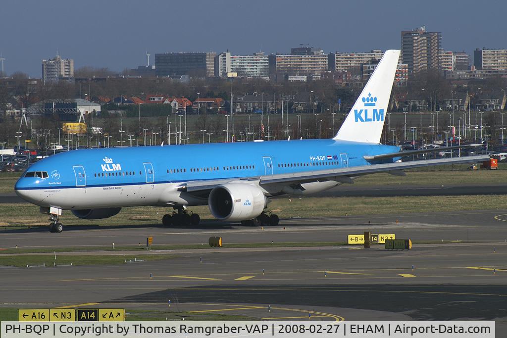PH-BQP, 2007 Boeing 777-206/ER C/N 32721, KLM - Royal Dutch Airlines Boeing 777-200