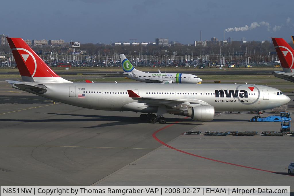 N851NW, 2004 Airbus A330-223 C/N 0609, Northwest Airlines Airbus A330-200