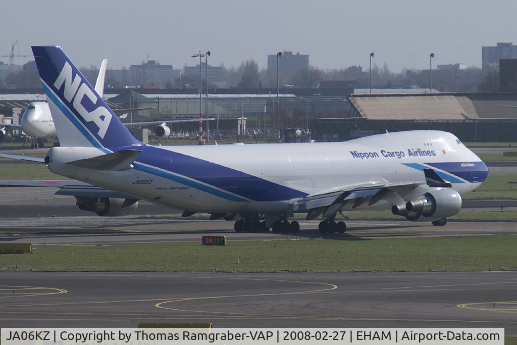 JA06KZ, 2007 Boeing 747-4KZF SCD C/N 36133, Nippon Cargo Airlines - NCA Boeing 747-400