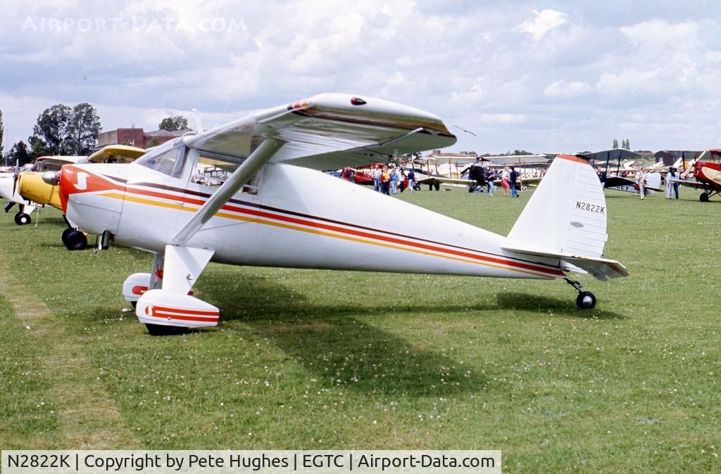 N2822K, Socata TB-10 Tobago C/N 1146, N2822K Luscombe 8A cn 5549 at Cranfield