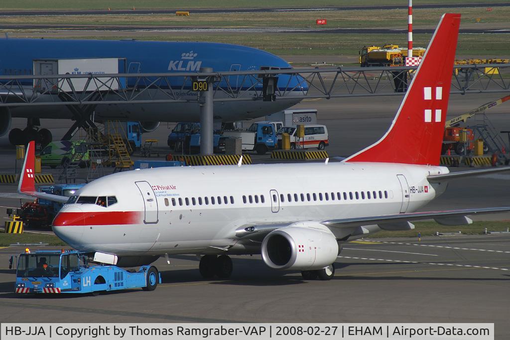 HB-JJA, 2005 Boeing 737-7AK BBJ C/N 34303, Privatair Boeing 737-700