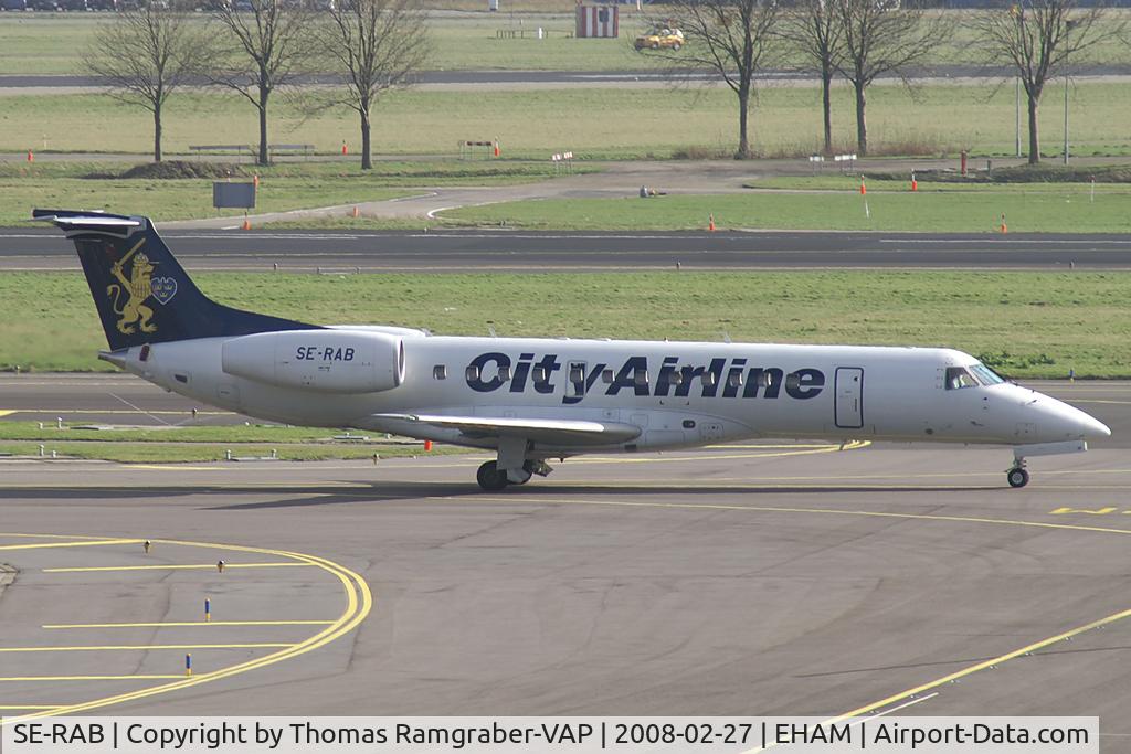 SE-RAB, 2001 Embraer ERJ-135LR (EMB-135LR) C/N 145453, City Airline Embraer 135