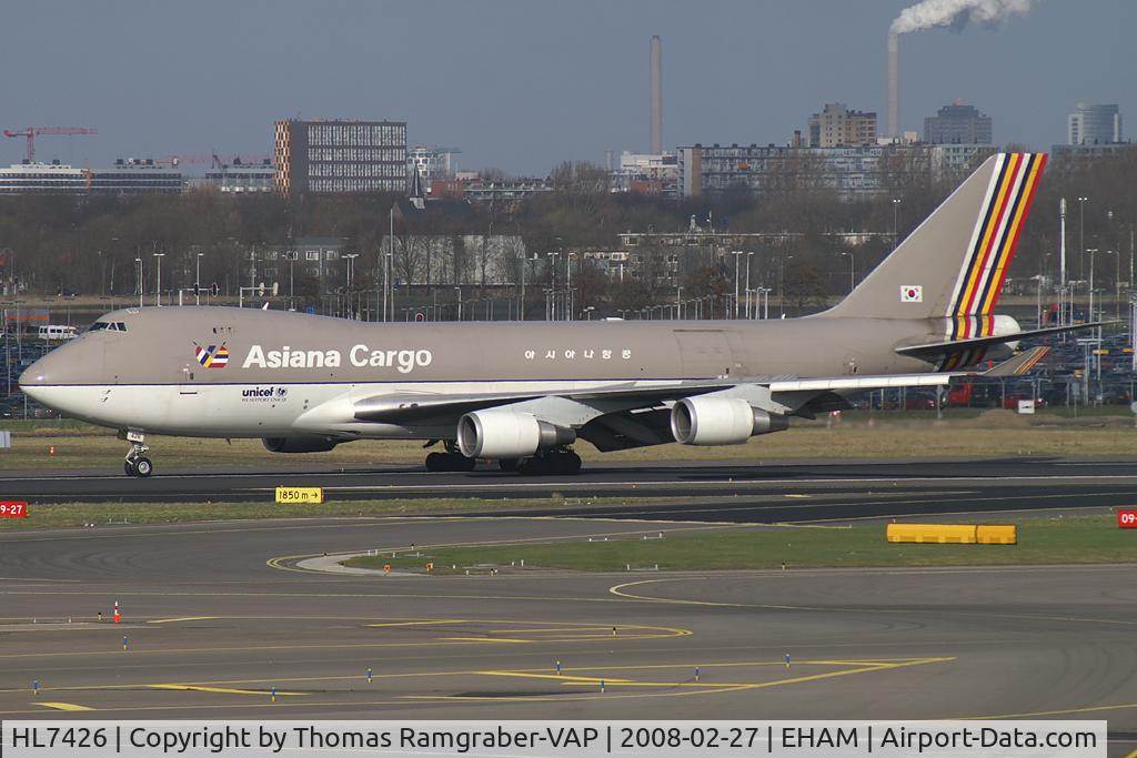 HL7426, 1999 Boeing 747-48EF/SCD C/N 27603, Asiana Airlines Boeing 747-400