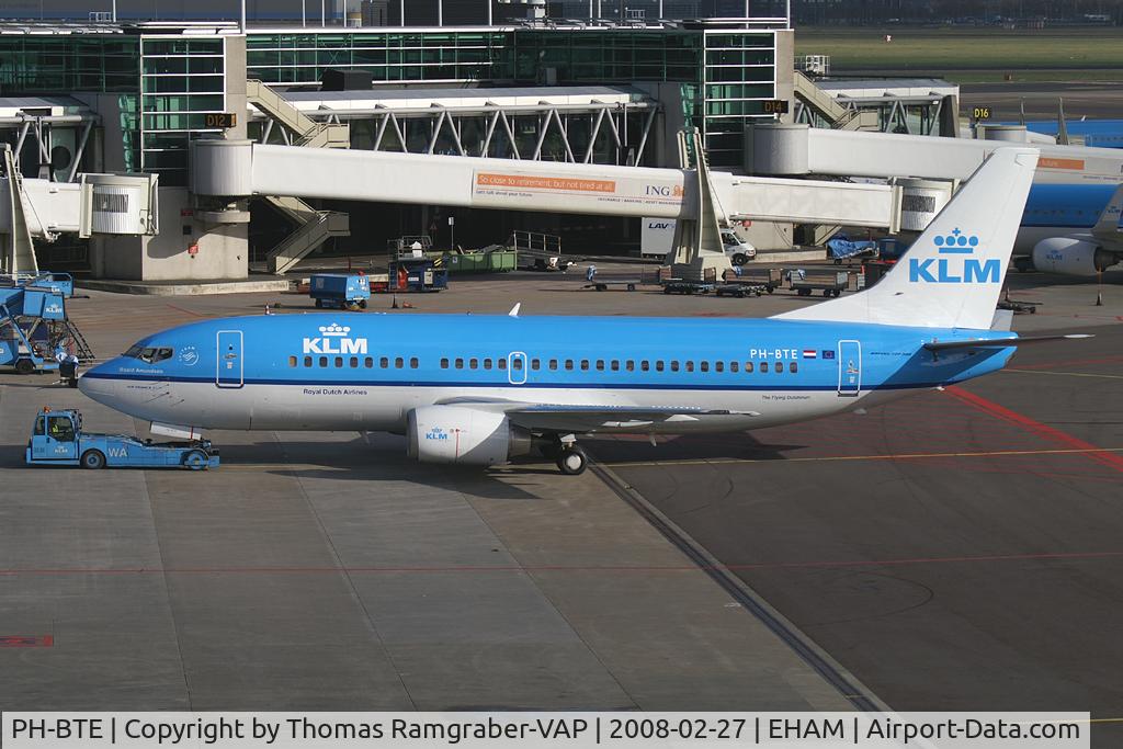 PH-BTE, 1993 Boeing 737-306 C/N 27421, KLM - Royal Dutch Airlines Boeing 737-300