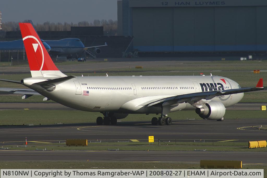 N810NW, 2005 Airbus A330-323 C/N 0674, Northwest Airlines Airbus A330-300