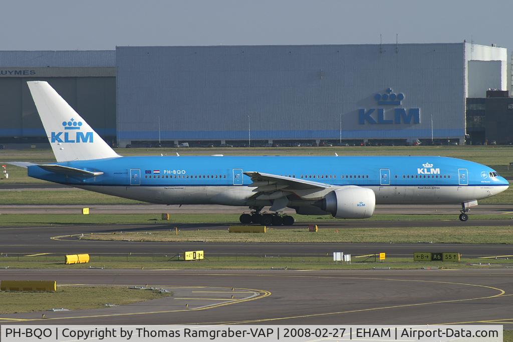 PH-BQO, 2007 Boeing 777-206/ER C/N 35295, KLM - Royal Dutch Airlines Boeing 777-200