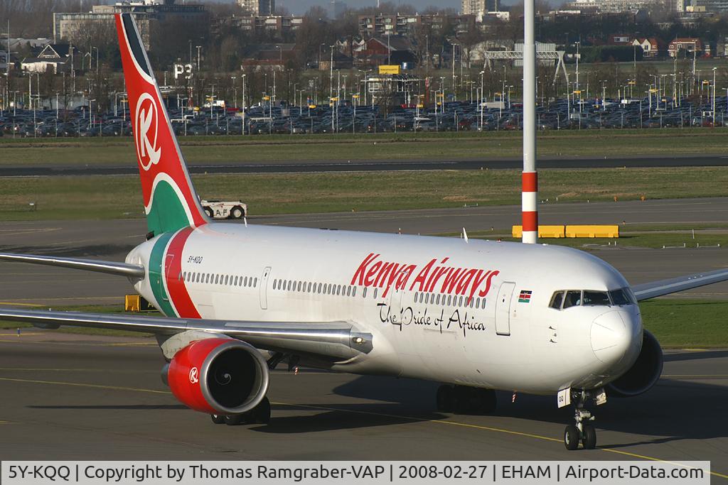 5Y-KQQ, 1994 Boeing 767-33A/ER C/N 27310, Kenya Airways Boeing 767-300