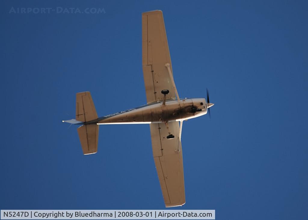 N5247D, 1979 Cessna 172N C/N 17272469, Flying West over Columbine High School, Littleton CO.