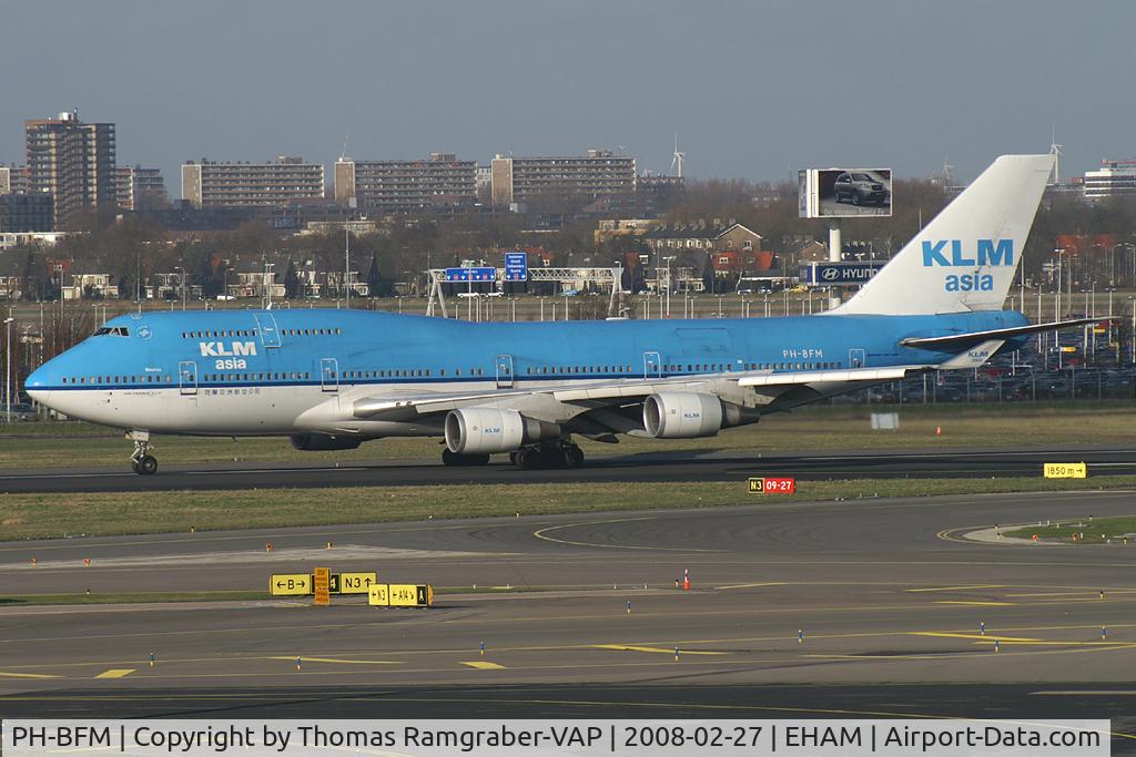 PH-BFM, 1992 Boeing 747-406BC C/N 26373, KLM - Royal Dutch Airlines Boeing 747-400