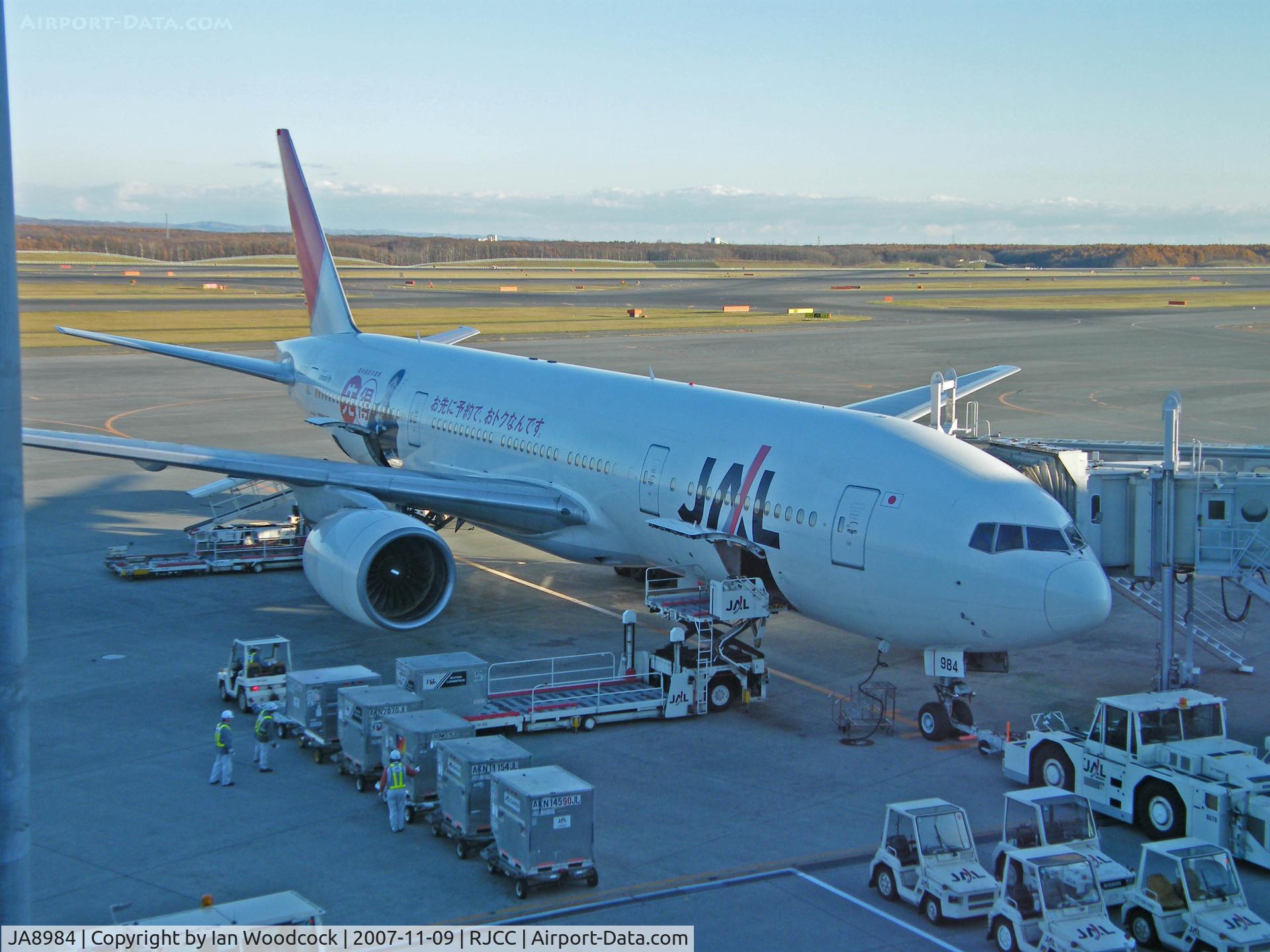 JA8984, 1997 Boeing 777-246 C/N 27651, Boeing 777-246/JAL/Chitose