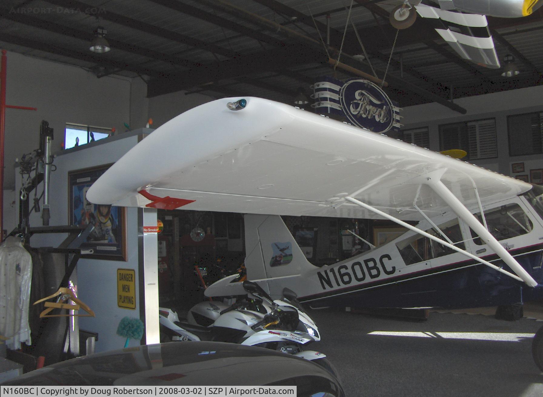 N160BC, 2004 American Champion 8GCBC Scout C/N 457-2004, 2004 American Champion 8GCBC SCOUT, Lycoming O&VO-360 180 Hp, vortex generators and wing spade