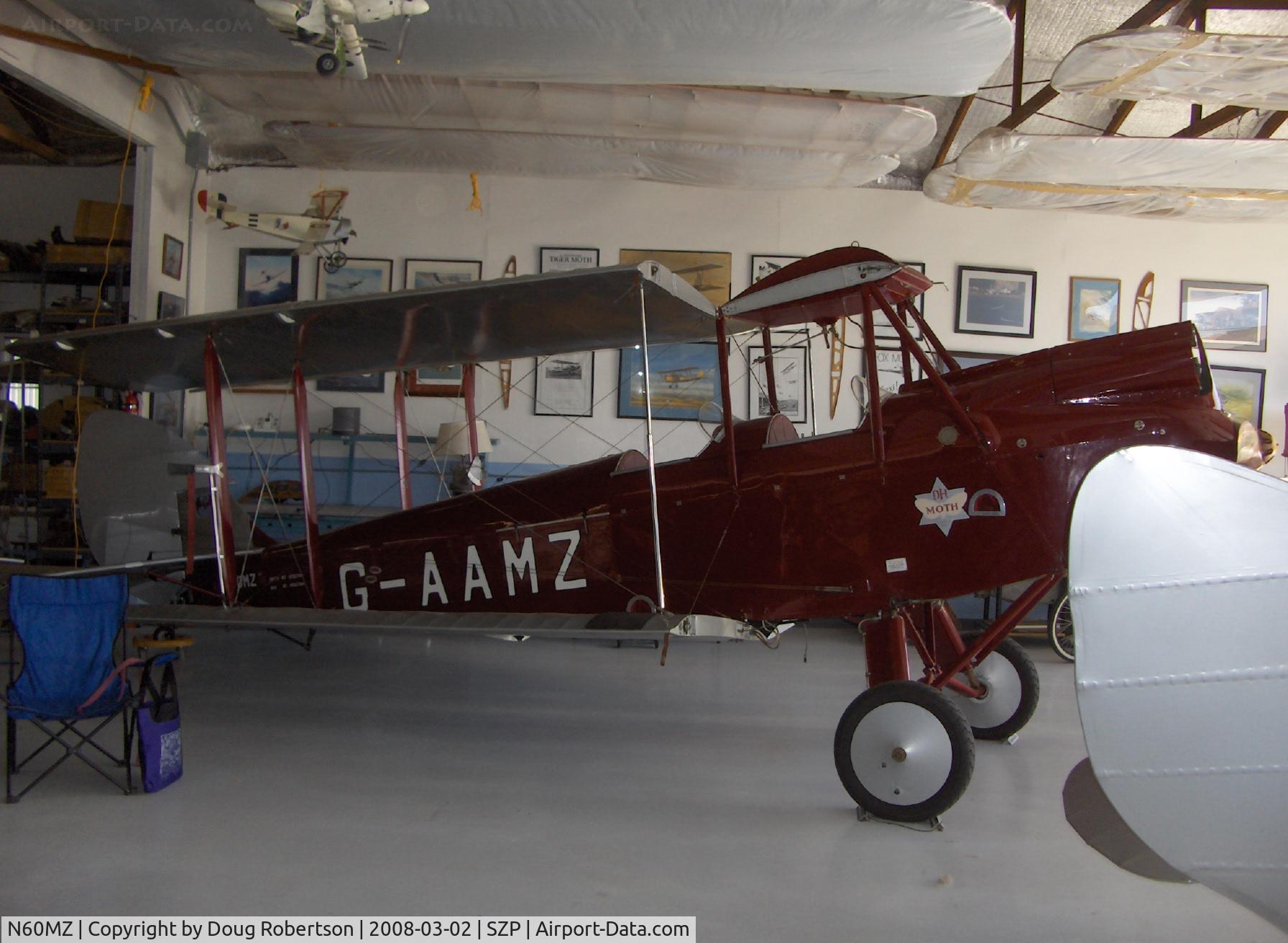 N60MZ, 1930 De Havilland DH-60G Gypsy Moth C/N 1293, 1930 DeHavilland GIPSY MOTH DH.60G, DeHavilland Gipsy II 120 Hp, wings folded