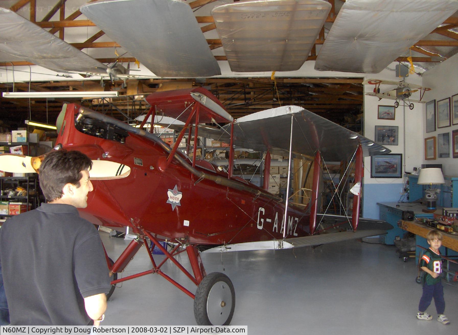 N60MZ, 1930 De Havilland DH-60G Gypsy Moth C/N 1293, 1930 DeHavilland GIPSY MOTH DH.60G, DeHavilland Gipsy II 120 Hp, wings folded