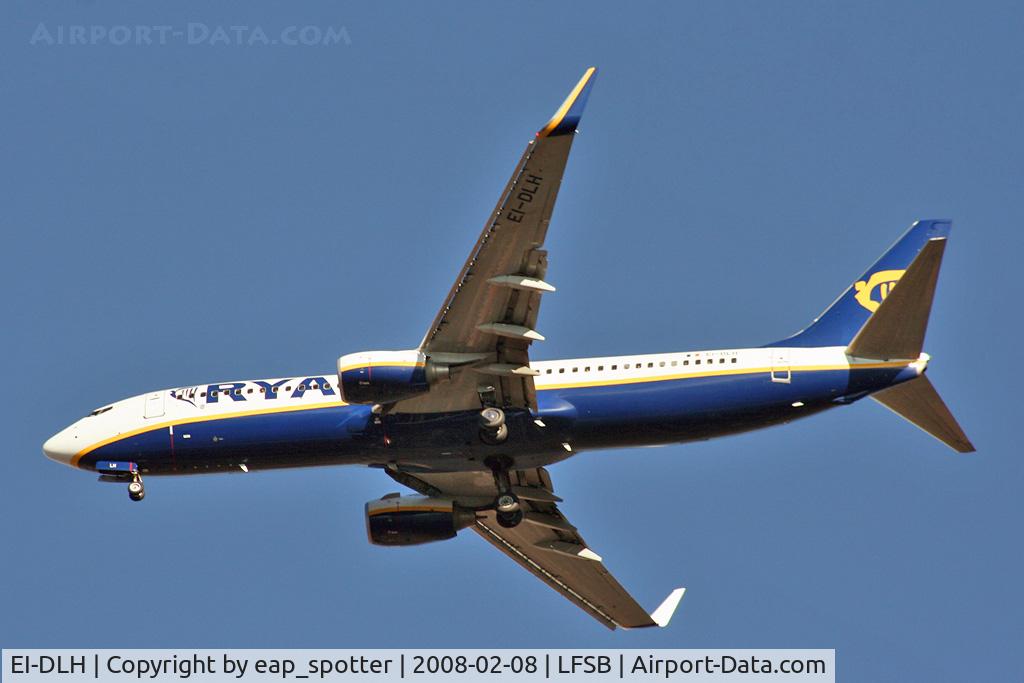 EI-DLH, 2006 Boeing 737-8AS C/N 33590, inbound from Valencia as FR 6416