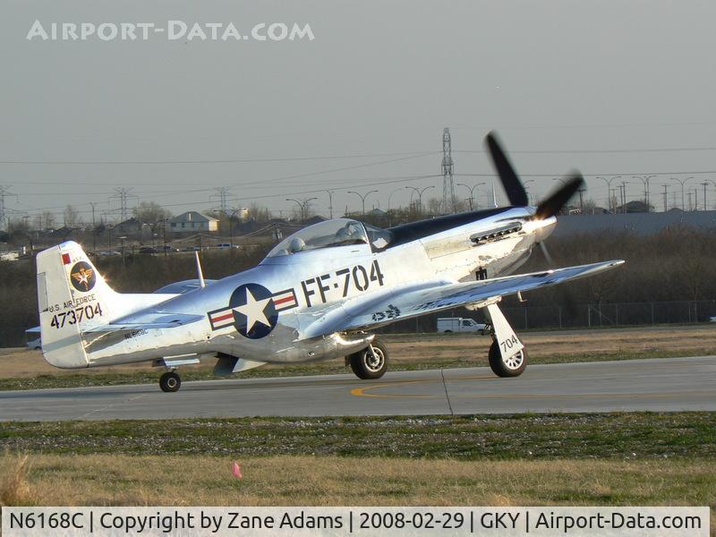 N6168C, 1944 North American P-51D Mustang C/N 44-73704, At Arlington Municipal