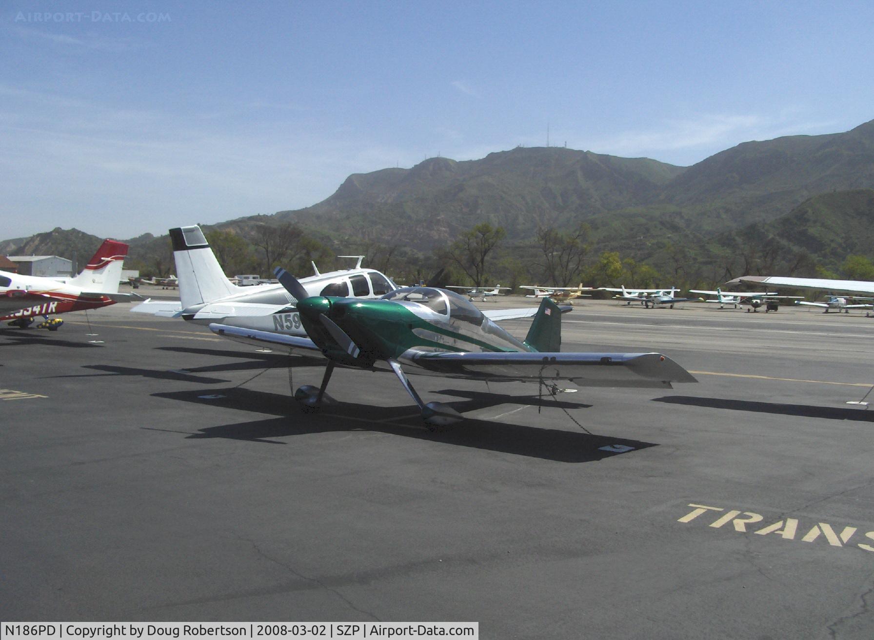 N186PD, 1999 Vans RV-6 C/N 22096, 1999 Johnson/Albrecht VAN's RV-6