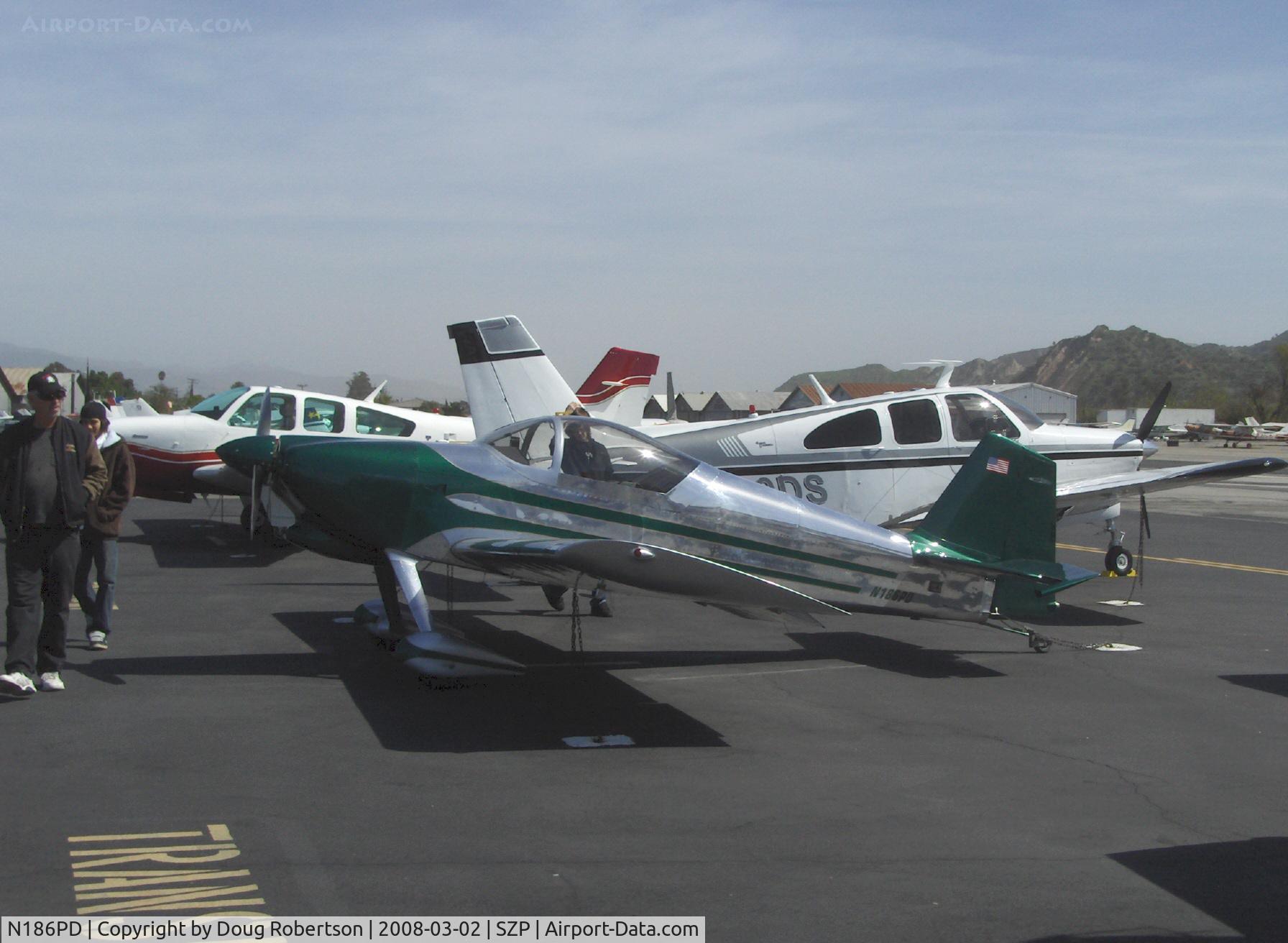 N186PD, 1999 Vans RV-6 C/N 22096, 1999 Johnson/Albrecht VAN's RV-6