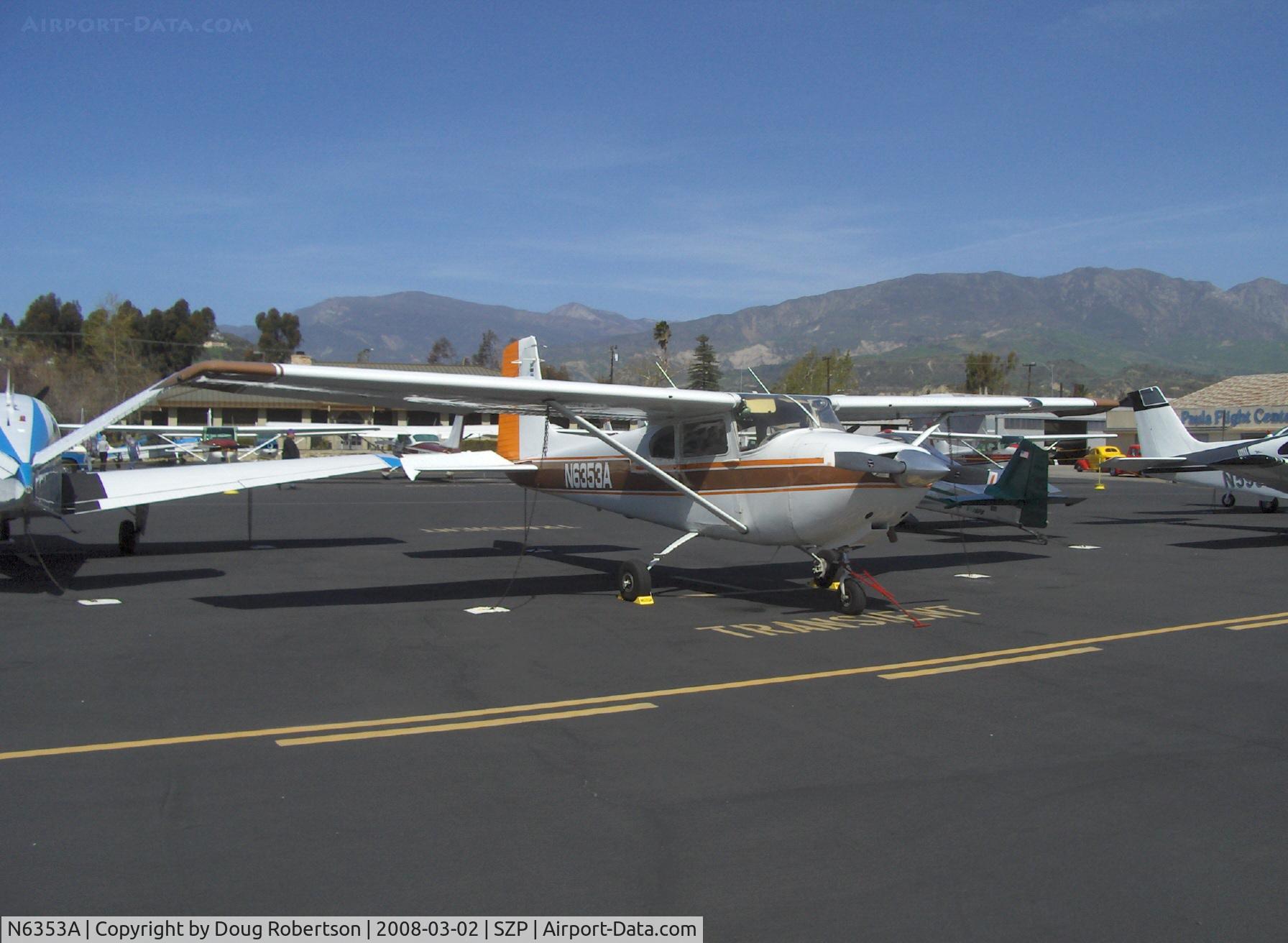 N6353A, 1956 Cessna 182 Skylane C/N 33153, 1956 Cessna 182, Continental O-470-S 230 Hp
