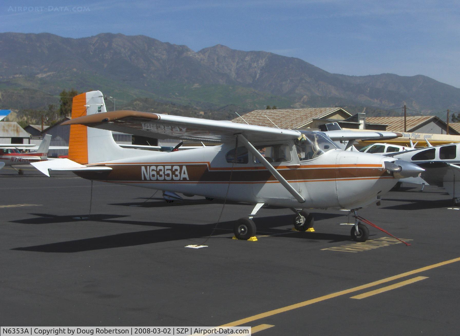 N6353A, 1956 Cessna 182 Skylane C/N 33153, 1956 Cessna 182, Continental O-470-S 230 Hp