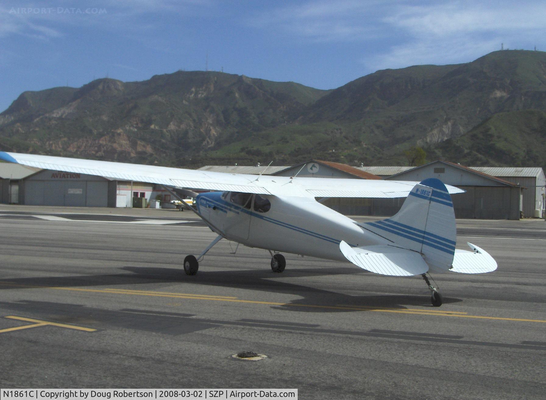 N1861C, 1953 Cessna 170B C/N 26005, 1953 Cessna 170B, Continental C145-2 145 Hp