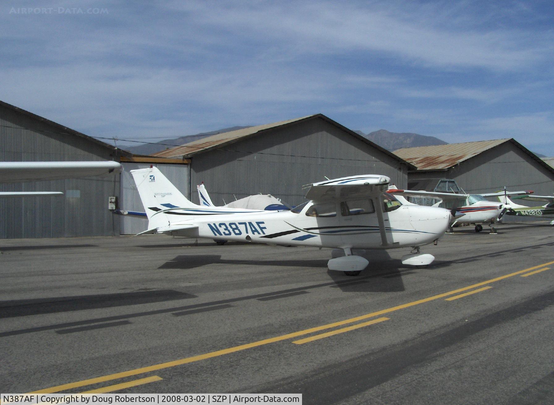 N387AF, 2006 Cessna 172S C/N 172S10387, 2006 Cessna 172S SKYHAWK SP, Lycoming IO-360-L2A 180 Hp