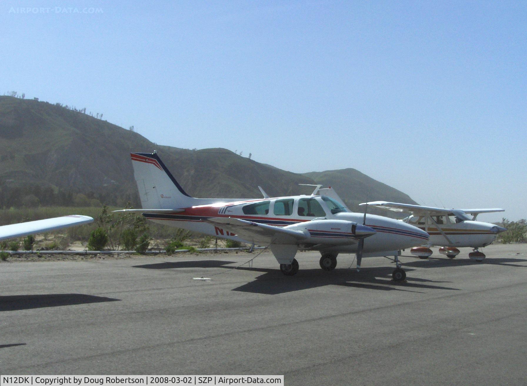 N12DK, 1967 Beech C55 Baron (95-C55) C/N TE-290, 1967 Beech 95 C55 BARON, two Continental IO-520-C 285 Hp each