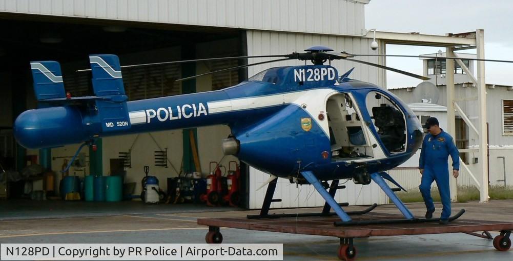 N128PD, 1994 McDonnell Douglas 500N C/N LN062, MD500N of Puerto Rico Police