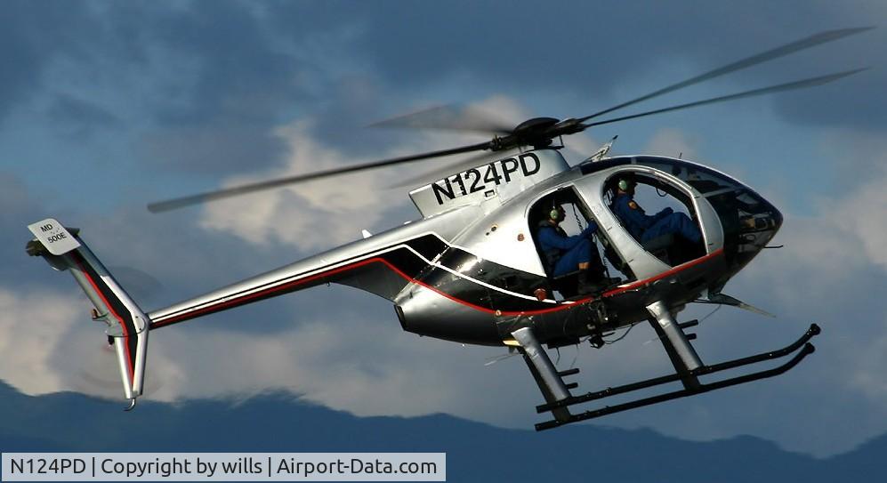 N124PD, 1992 McDonnell Douglas 369E C/N 0502E, Puerto Rico Police on Patrol