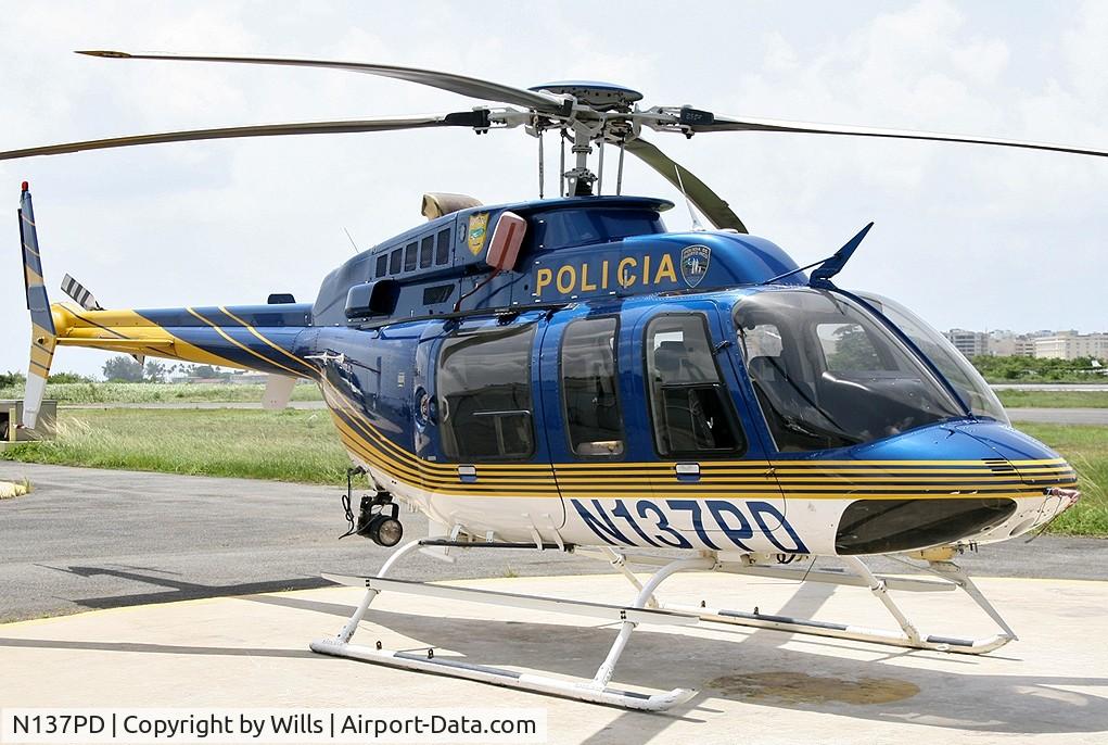 N137PD, 2000 Bell 407 C/N 53431, Puerto Rico Police Wait for a Call!!!