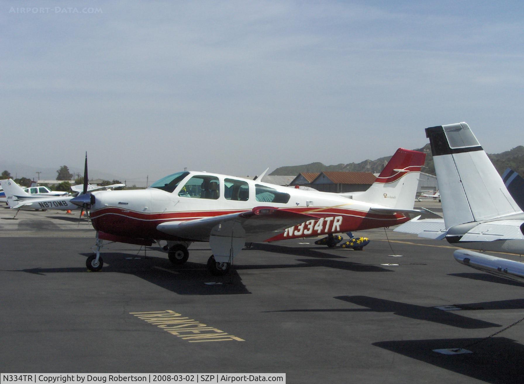 N334TR, 1990 Beech F33A Bonanza C/N CE-1499, 1990 Beech F33A BONANZA, Continental IO-520-B 285 Hp