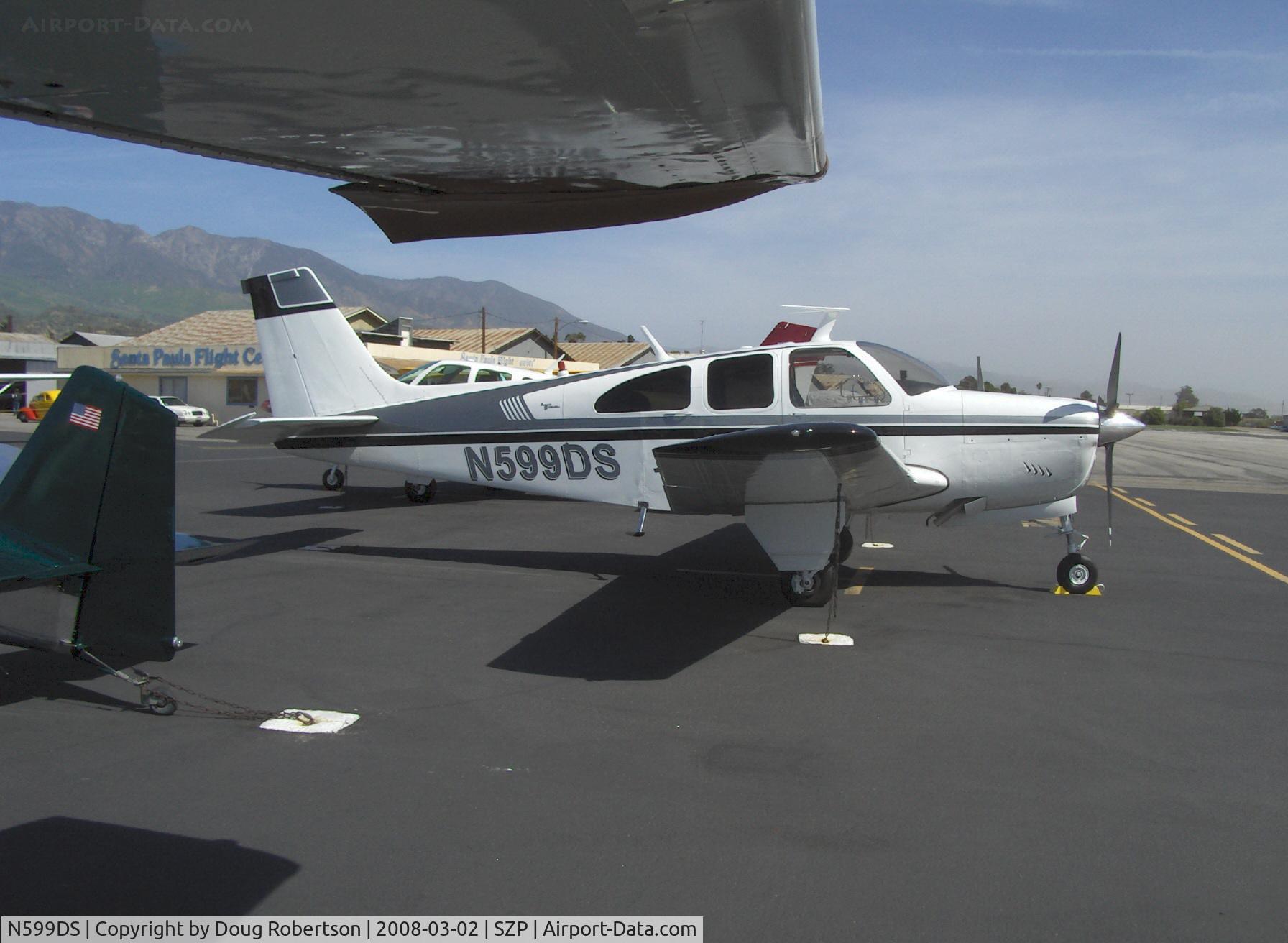 N599DS, 1967 Beech E33A Bonanza C/N CE-182, 1967 Beech E33A BONANZA, Continental IO-520-B 285 Hp