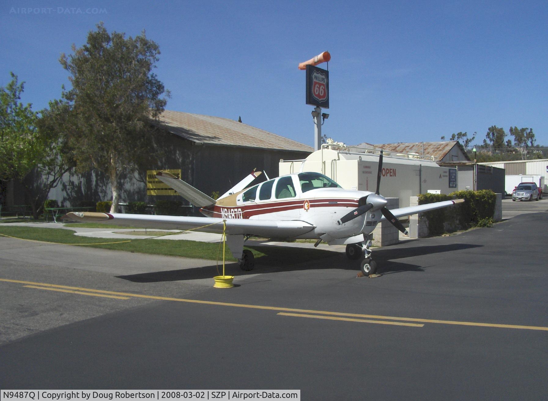 N9487Q, 1972 Beech V35B Bonanza C/N D-9333, 1972 Beech V35B BONANZA, Continental IO-520-B 285 Hp
