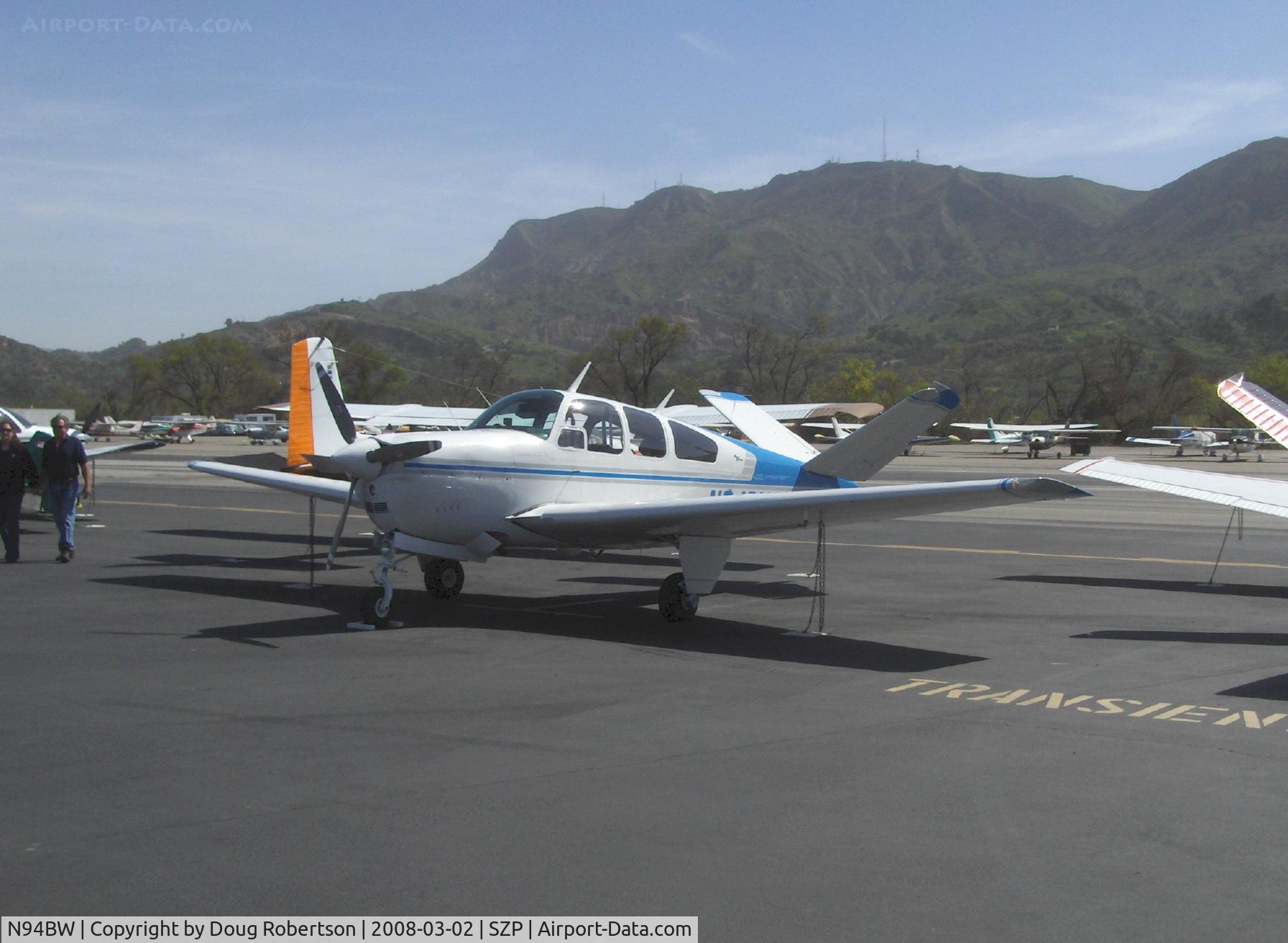N94BW, 1964 Beech S35 Bonanza C/N D-7627, 1964 Beech S35 BONANZA, Continental IO-520-B 285 Hp