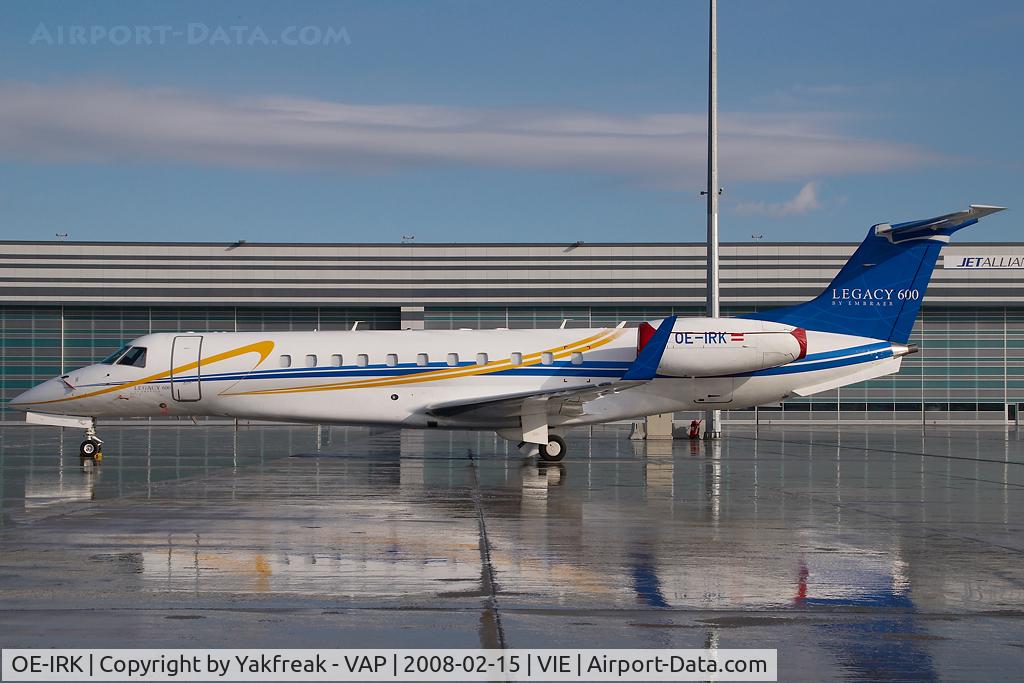 OE-IRK, 2005 Embraer EMB-135BJ Legacy 600 C/N 14500916, Jet Alliance Embraer 135 - reflection
