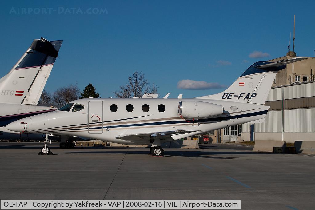 OE-FAP, 2008 Hawker Beechcraft 390 Premier 1A C/N RB-215, Raytheon 390 Premier 1