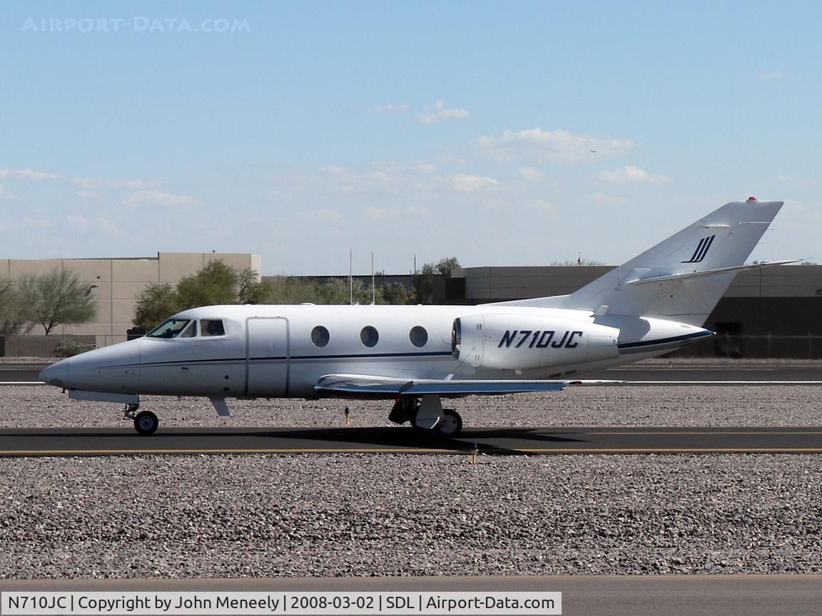 N710JC, 1978 Dassault Falcon 10 C/N 120, Taxiing for takeoff