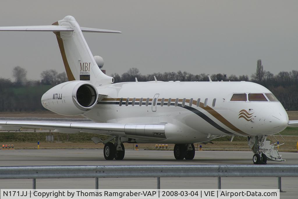 N171JJ, 2006 Bombardier BD-700-1A11 Global Express 5000 C/N 9209, MBI International Bombardier Globalexpress