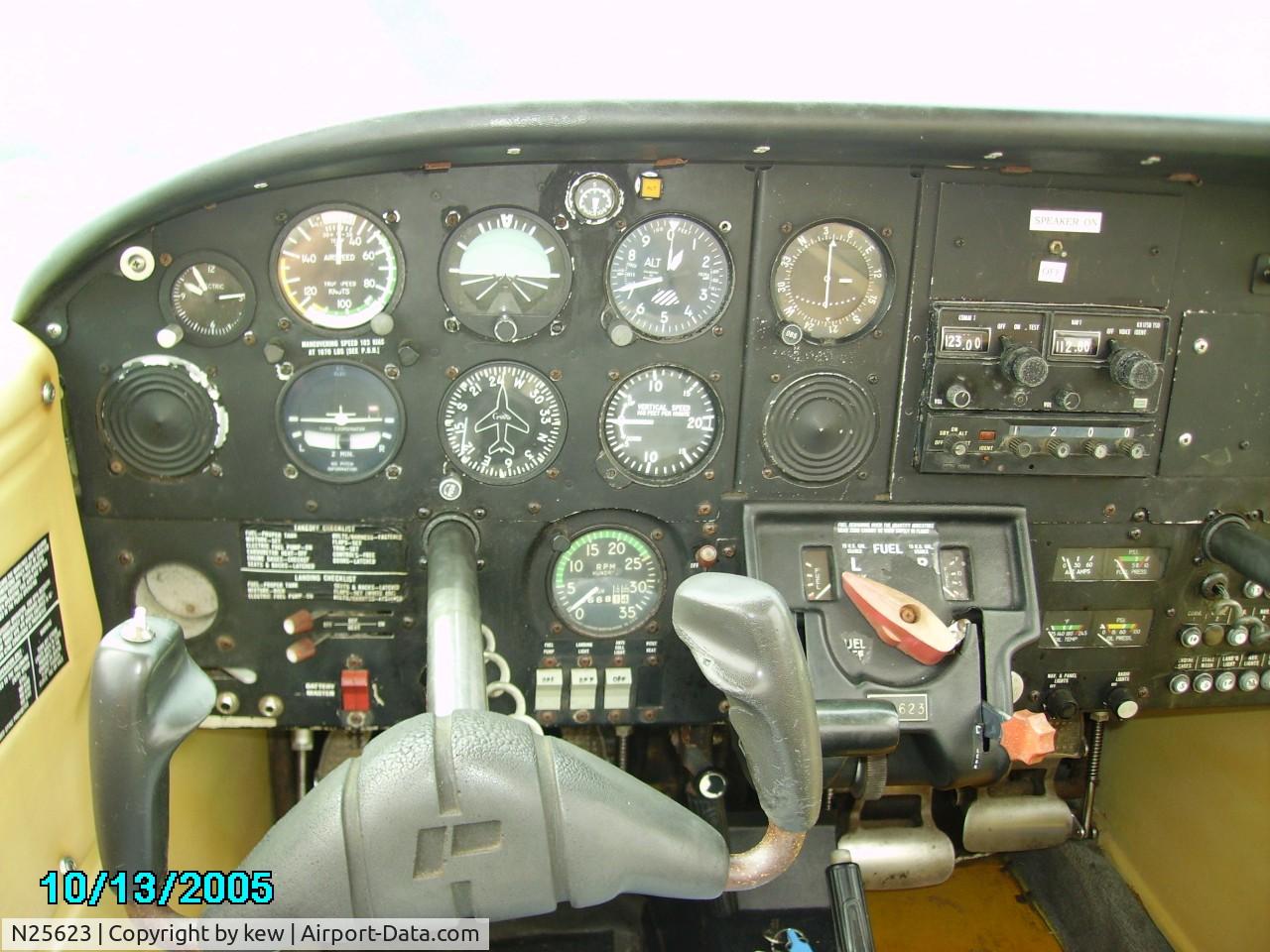 N25623, 1981 Piper PA-38-112 Tomahawk C/N 38-81A0048, PA38 panel