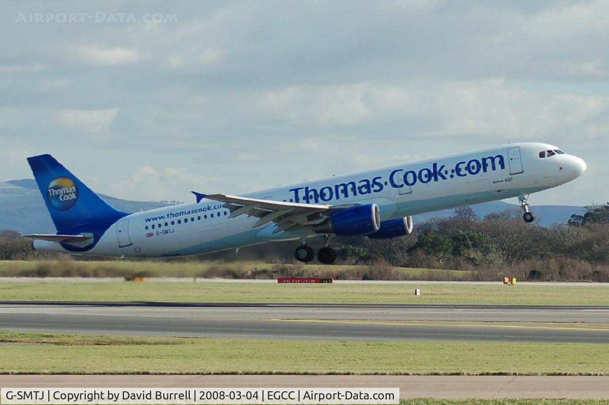 G-SMTJ, 2003 Airbus A321-211 C/N 1972, Thomas Cook - Taking Off
