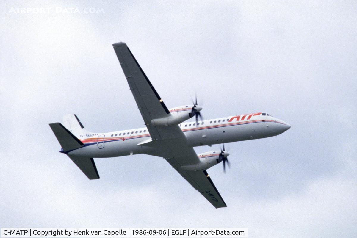 G-MATP, 1986 British Aerospace ATP C/N 2001, Prototype of ATP at Farnborough, 1986